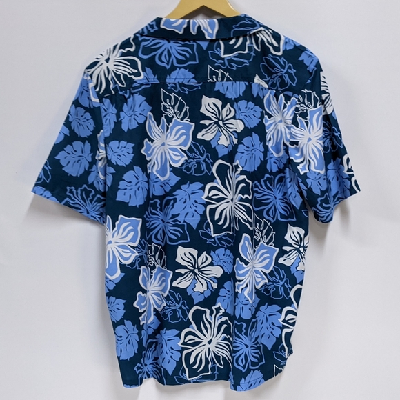 Vintage US Surf Club Hawaiian Button Down Shirt, Floral Shirt, Medium - Picture 3 of 10